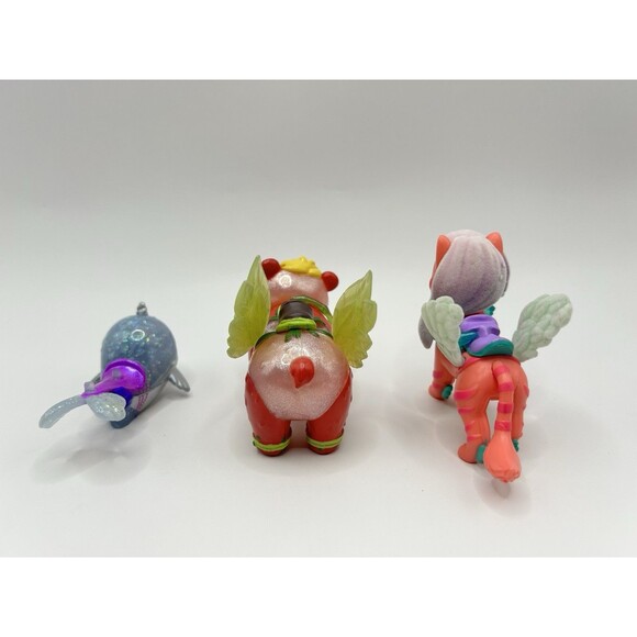Hatchimals Pixies Riders Glider Figure Lot of 3 Tigrette, Shimmer Narwhal, Pando - Picture 6 of 15